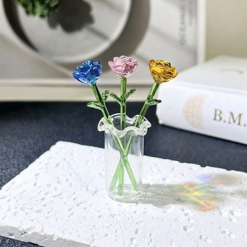 ViannoCraft™ MiniBloom Glass Flower Ornament