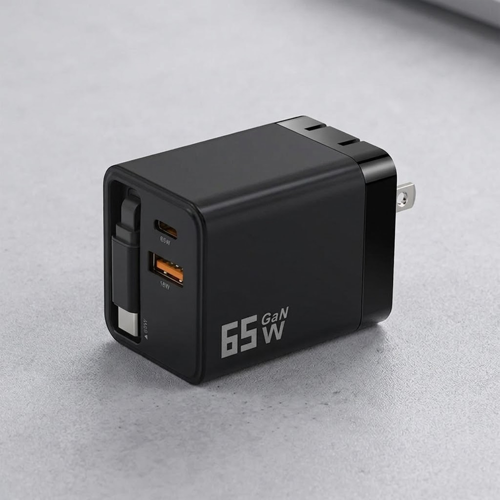 ViannoCraft™ TurboCharge 65W GaN Power Charger